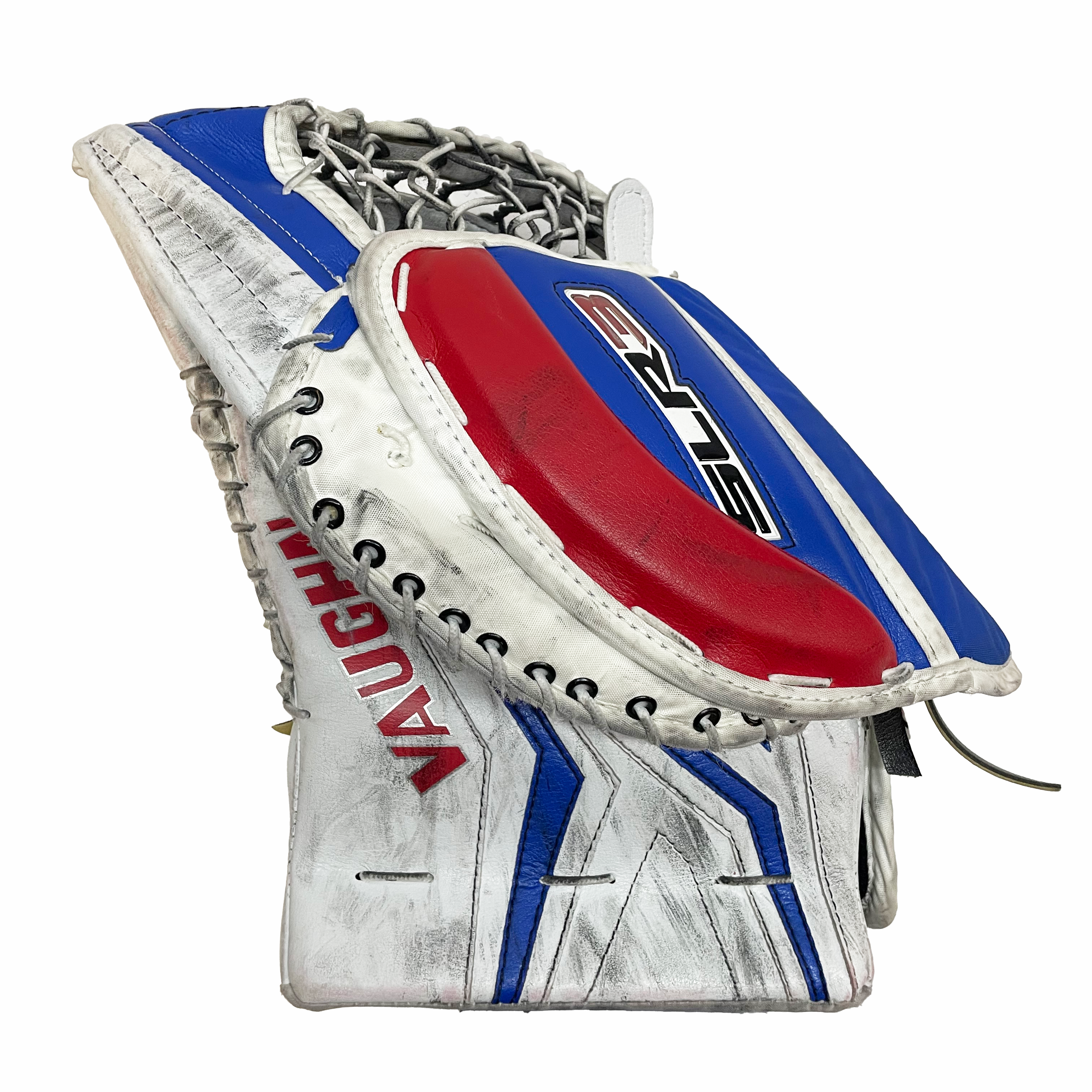 Vaughn Ventus SLR3 - Gant de gardien de but Pro Stock d'occasion (blanc/bleu)